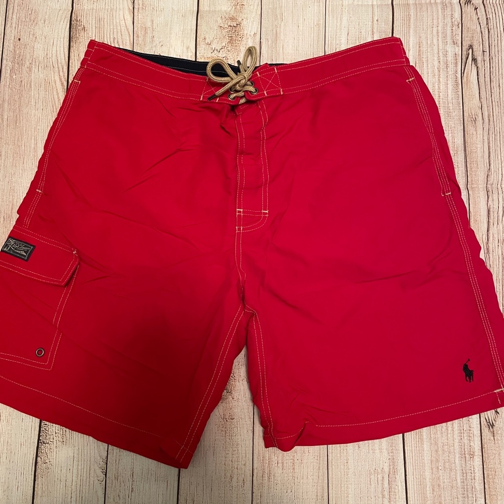 Men’s polo swim trunks